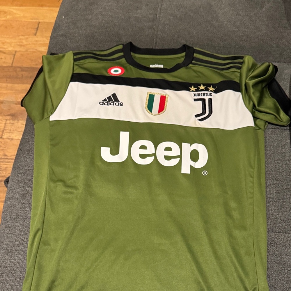 Adidas Olive Juventus Football Shirt